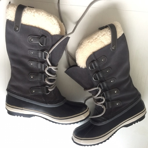 Sorel Shoes - 7.5Sorel Joan of arctic boots grey gray lined duck